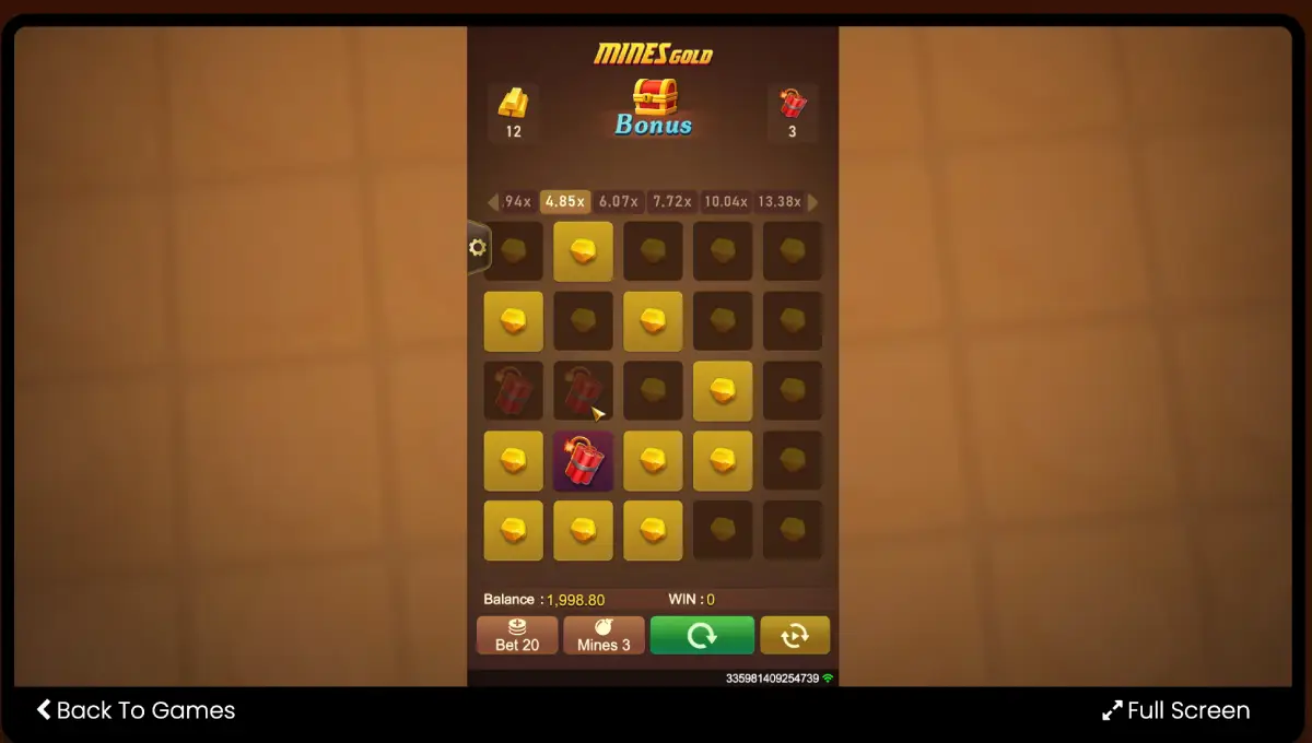 Mines Gold slot Cashout to secure accumulator