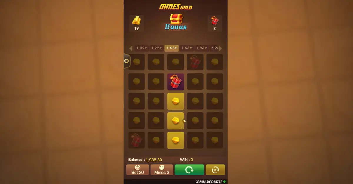 Mines Gold slot where to play at licensed operators