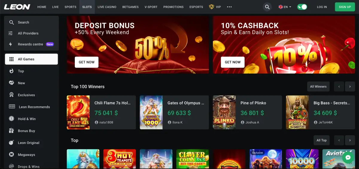 Mines Leon Bet overview with licenses and encryption