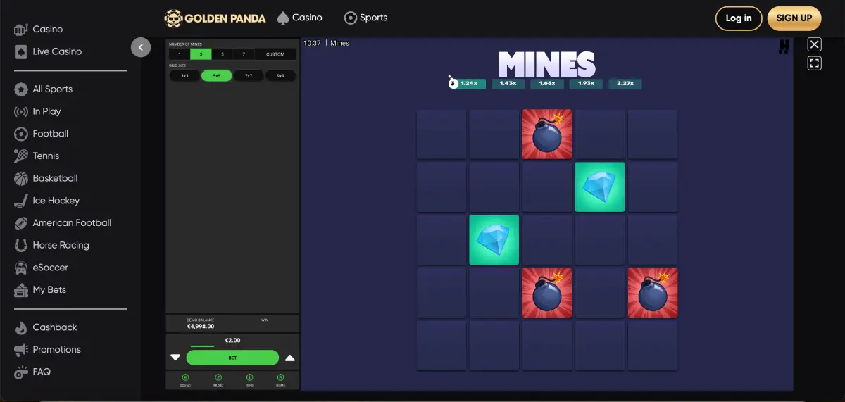 Mines maximum multiplier 10,000x explained with payout table Mines maximum multiplier 10,000x explained with payout table