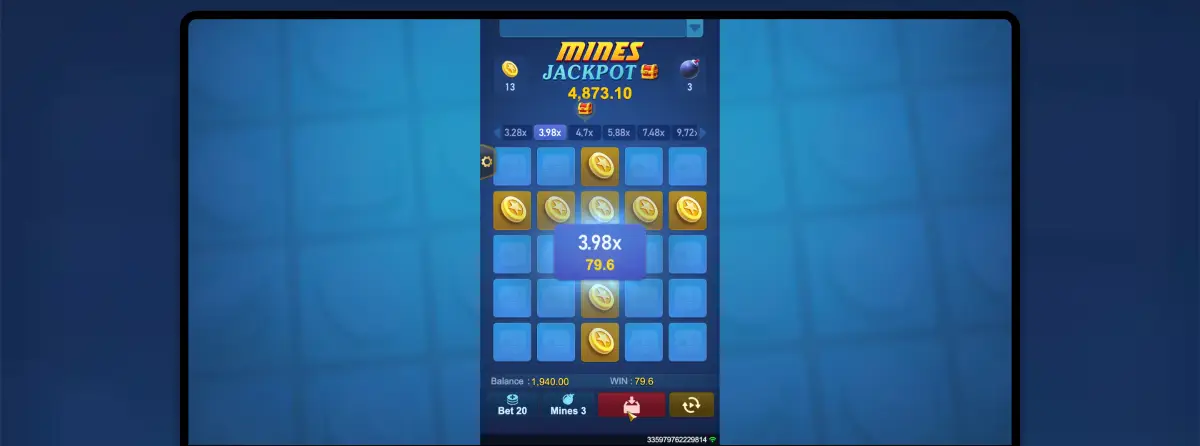 Mines Tadagaming slot bonus chest and wheel feature