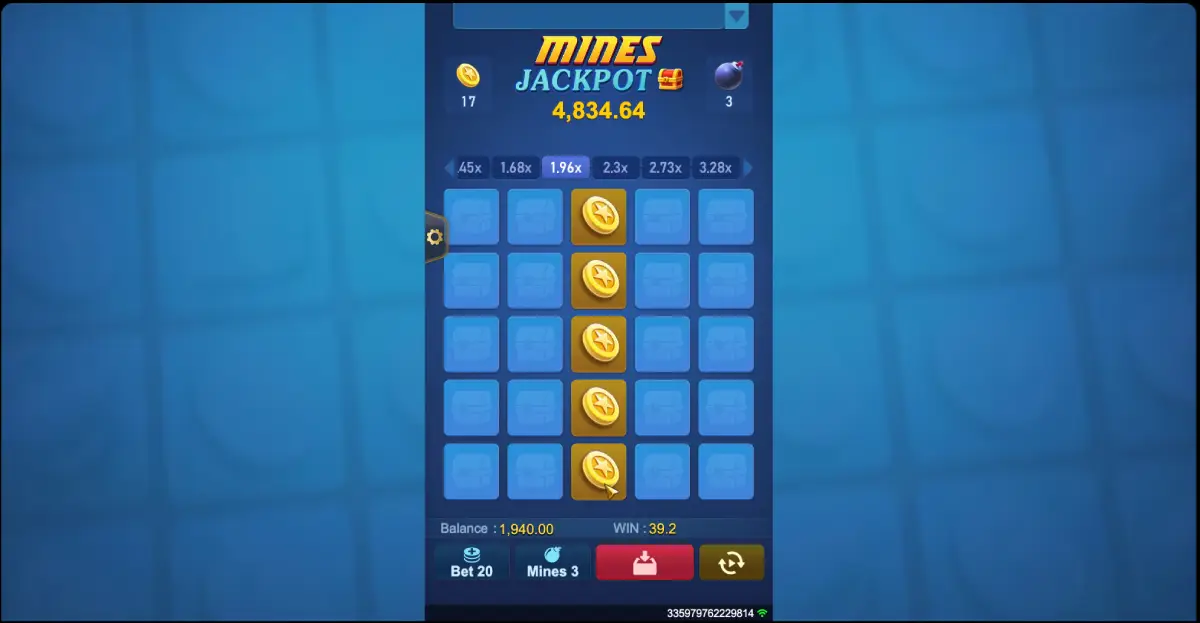 Mines Tadagaming slot coins and mines symbols