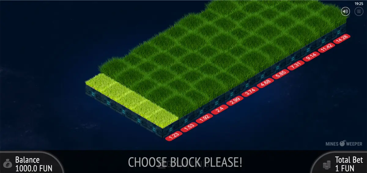 Minesweeper BGaming slot with path-based crash gameplay