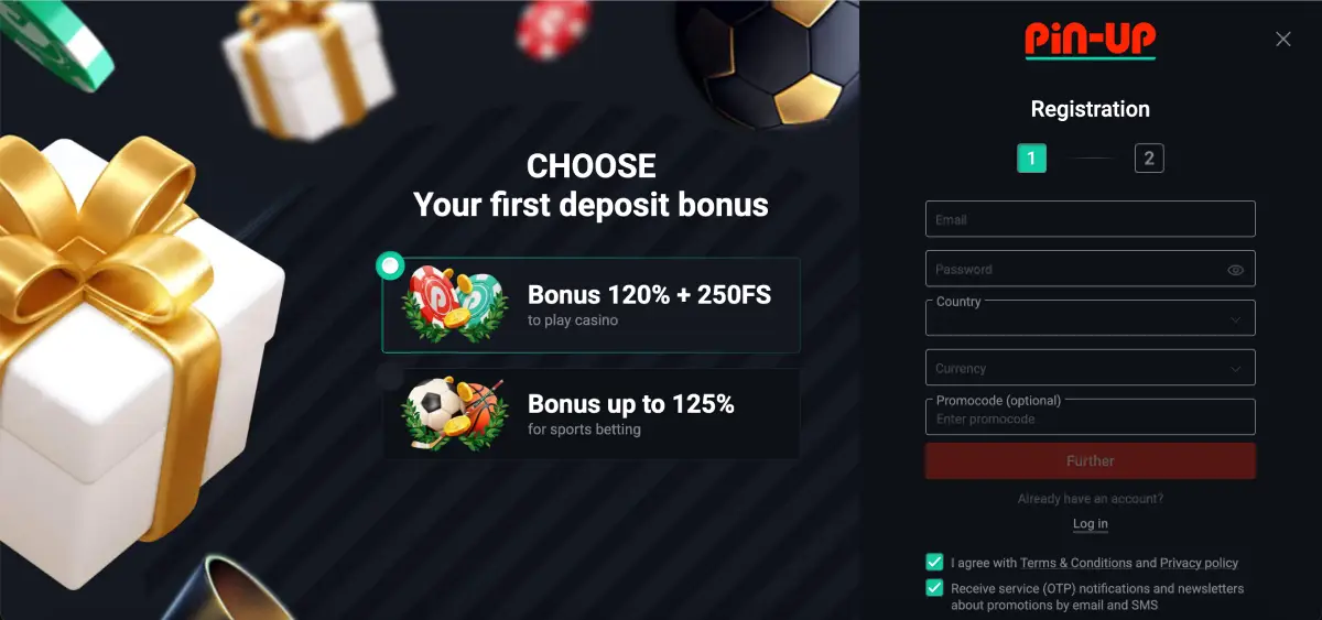 Pin-Up registration by phone or email Pin-Up registration by phone or email